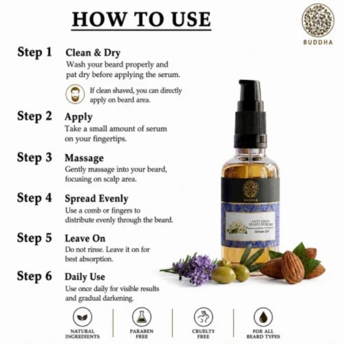Anti-Grey Beard Serum | ₹699
