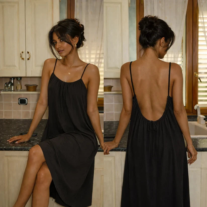 🌸 Adjustable Open Back Maxi Dress for Women | Buy 1 Get 1 FREE | Summer Collection | Only ₹898
