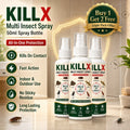 🦟 KILLX Multi-Insect Spray | Fast-Acting Pest Protection | Buy 1 Get 2 FREE
