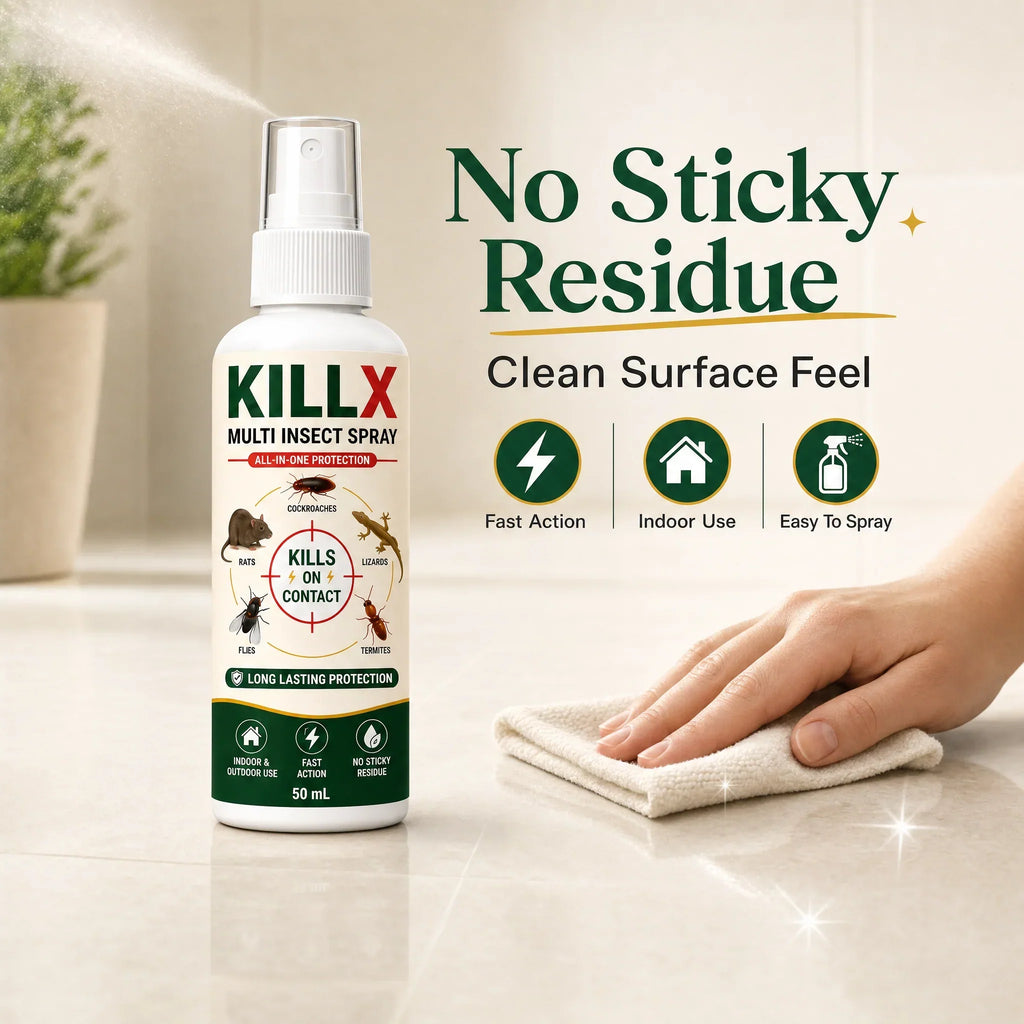 🦟 KILLX Multi-Insect Spray | Fast-Acting Pest Protection | Buy 1 Get 2 FREE