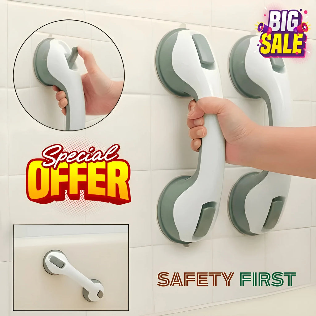 No-Drill Suction Grab Bar Handle | Strong Support & Anti-Slip Grip | ₹649