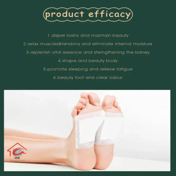 Detox Foot Pads 20 Patches-(Pack of 2)