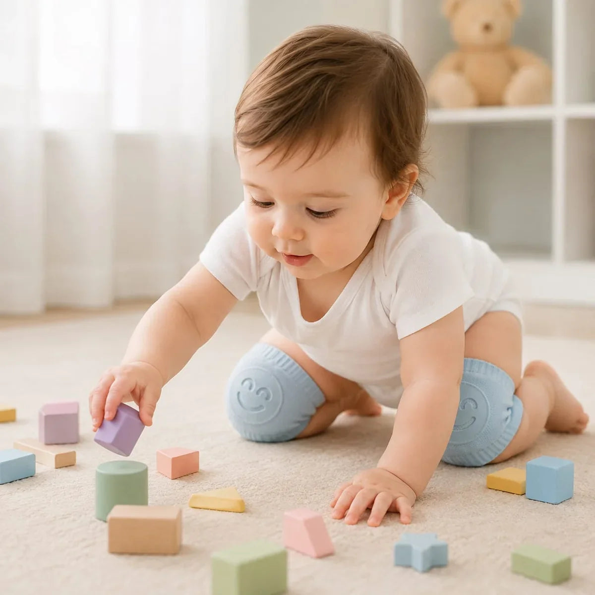 Baby knee Pads| Multicolour | Buy 1 Get 1 Free